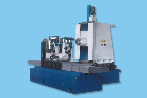 卧式單(dān)面數控镗銑專(zhuān)用機床